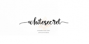 White Secret Font Download
