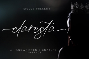 Claresta - Handwritten Signature Font Download