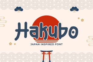Hakubo - Japan Inspired Font Font Download