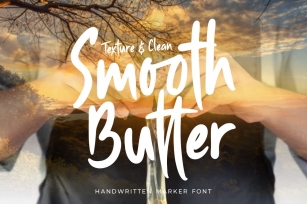 Smooth Butter - Handwritten Marker Font Download
