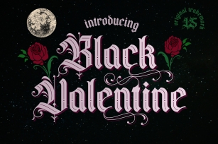 Black valentine Font Download