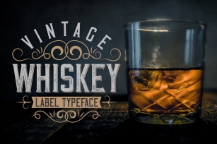 Vintage Whiskey Typeface Font Download
