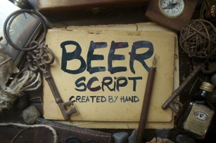 Beer Script Typeface Font Download
