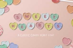 Sweet Hearts Candy Font Download