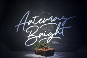 Artemay Bright - Signature Script Font Font Download