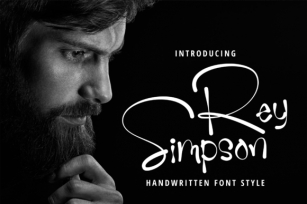 Rey Simpson Font Download