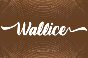 Wallice | Handwritten Script Font Font Download