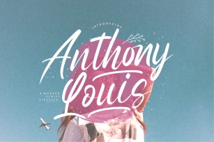 Anthony Louis - Modern Script Font Font Download
