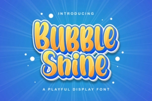 Bubble Shine Font Download