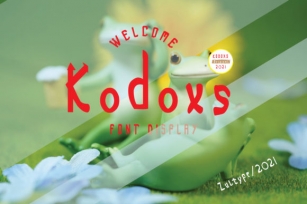 Kodoxs Font Download