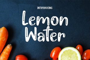 Lemon Water || love font Font Download