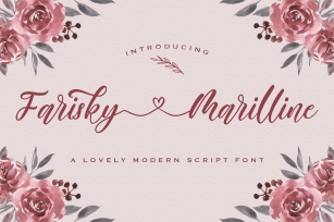 Farisky Marlline - Lovely Calligraphy Font Font Download