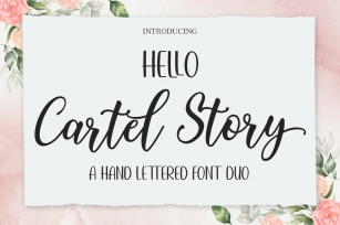 Hello Cartel Story Script Font DUO Font Download