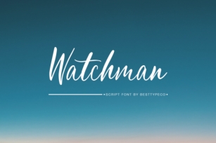 Watchman Font Download