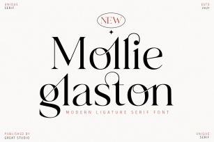 Mollie Glaston - Modern Ligature Serif Font Download