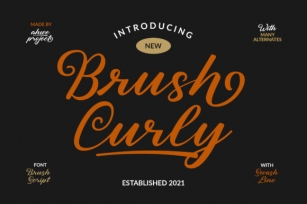 Brush Curly Font Download