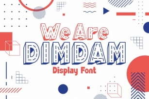 We Are Dimdam Font Download