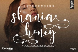 Shania Honey Font Download