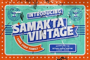 Samakta Vintage Font Download