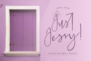 Just Jessy Signature Font Font Download