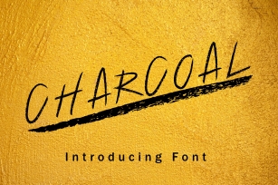 Charcoal Hand Drawn Font Download
