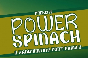 power spinach Font Download