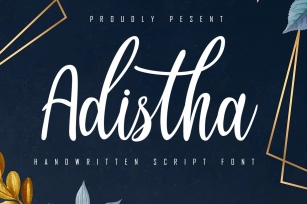 Adistha Handwritten Script Font Download