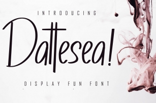Dattesea Fun Display Font Font Download