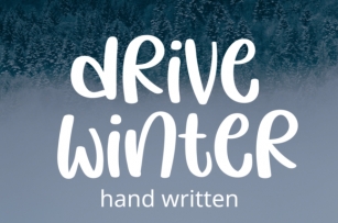 Drive Winter Font Download