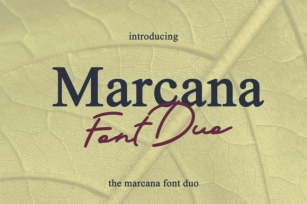 Marcana Font Download