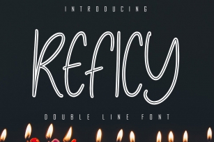 Reficy Double Line Font Font Download