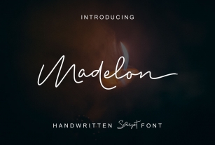 Madelon Script_NEW VERSION Font Download