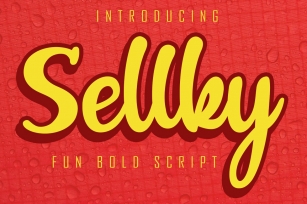 Sellky Fun Bold Script Font Download