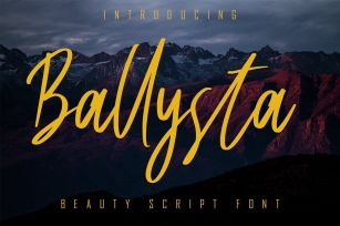 Ballysta Beauty Script Font Font Download
