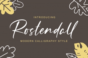 Rostendall Font Download