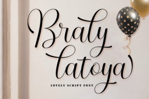 Braly Latoya Font Download