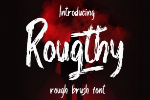 Rougthy Brush Font Font Download