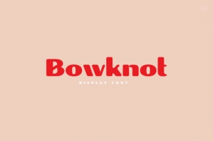 Bowknot Font Download