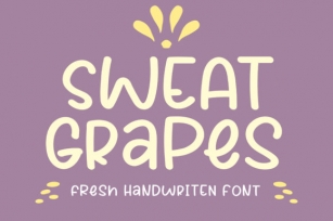Sweat Grapes Font Download