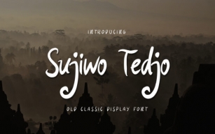 Sujiwo Tedjo Font Download