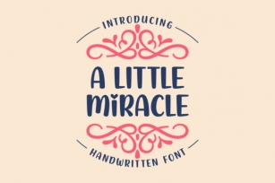 A Little Miracle Font Download