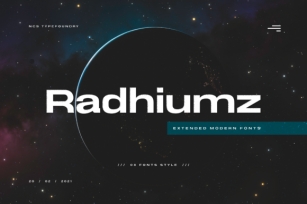 Radhiumz Font Download