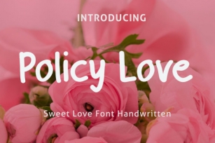 Policy Love Font Download