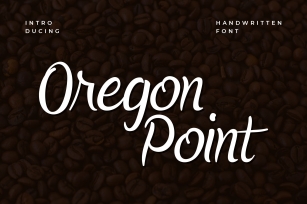 Oregon Point Caligraphy Font Download