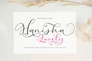 Hanisha Lovely Font Download
