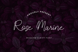 Rose Marine Signature Font Download