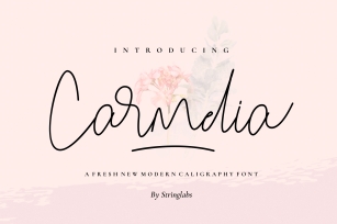 Carmelia - Modern Calligraphy Font Font Download
