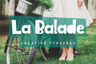 La Balade - Creative Typeface Font Download