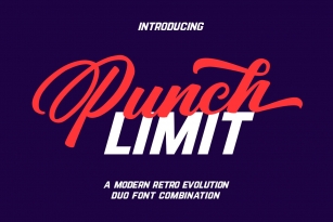 Punch Limit-Font Duo Font Download