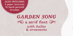 Garden Song Font Download